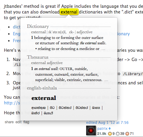 Download Dictionary Tooltip For Mac